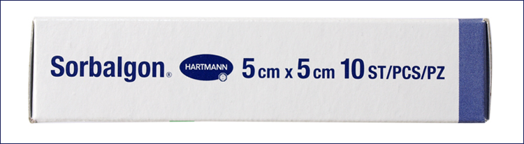 “保赫曼.德濕康”藻酸鈣傷口敷料 Sorbalgon (5x5cm)