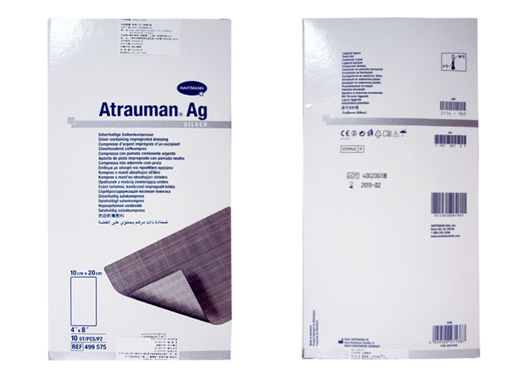 保赫曼 德濕銀 含銀傷口敷料 Atrauman AG st 10x20cm 保赫曼 德濕銀 含銀傷口敷料 Atrauman AG st 10x20cm