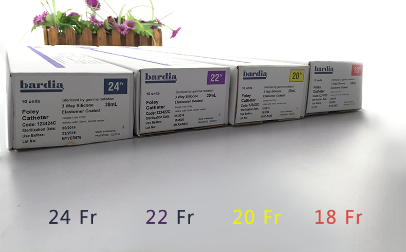 美國(guó)巴德 bardia 三腔 乳膠 導(dǎo)尿管 16#----24#