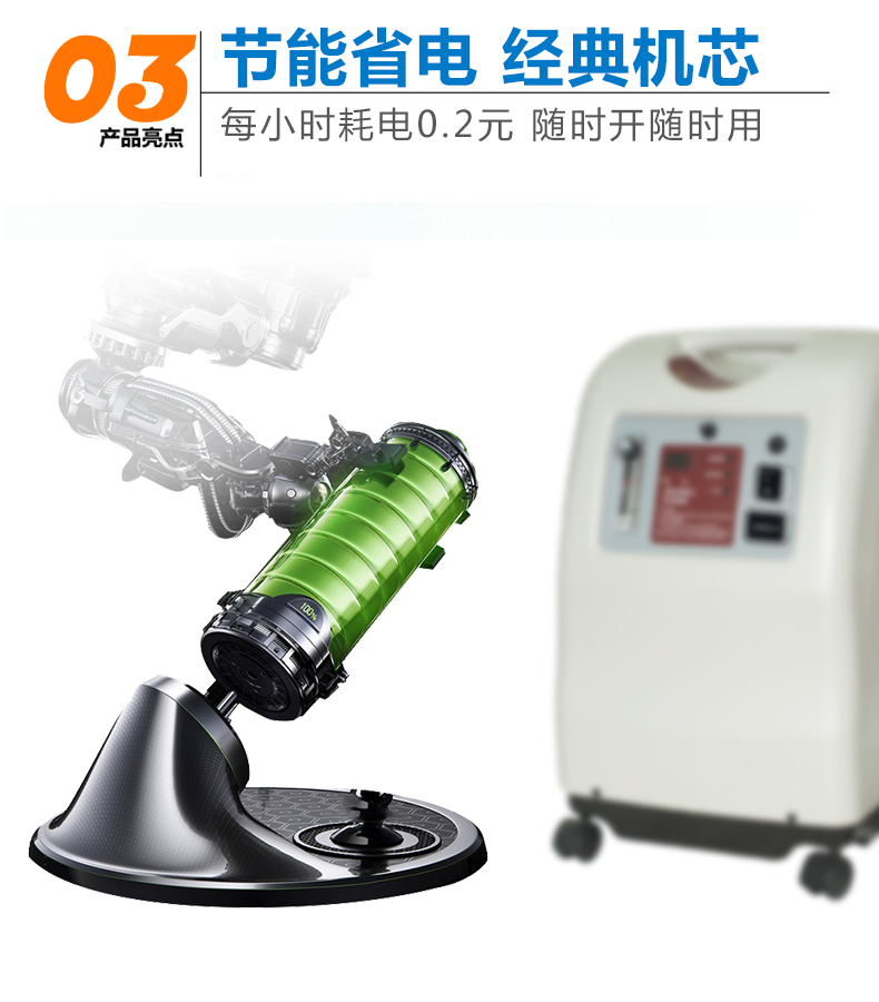 巨貿(mào)制氧機(jī) 5L帶霧化 氧氣機(jī)吸氧機(jī) 省電